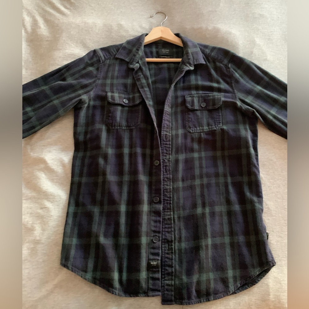 Globe green plaid long sleeve